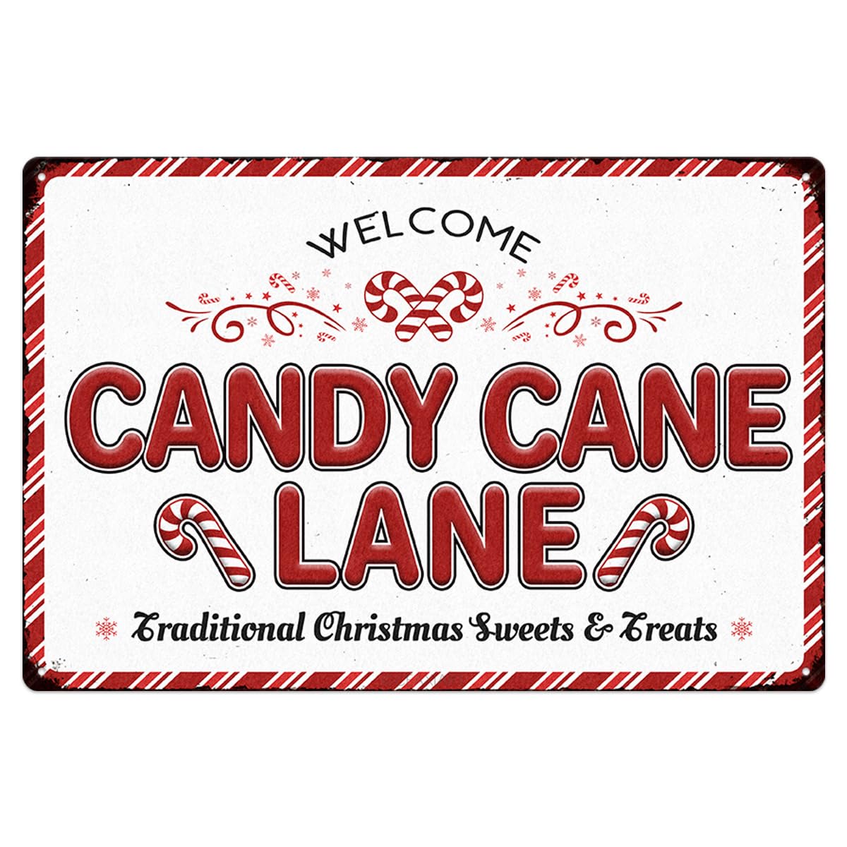 Christmas Metal Signs Red Hot Chocolate Bar Tin Sign Vintage Print Art Poster Ornaments for Home Kitchen Patio Yard Office Cafe Coffee Bar Front Door Porch Wall Decor Xmas Novelty Gift 8X12 Inch