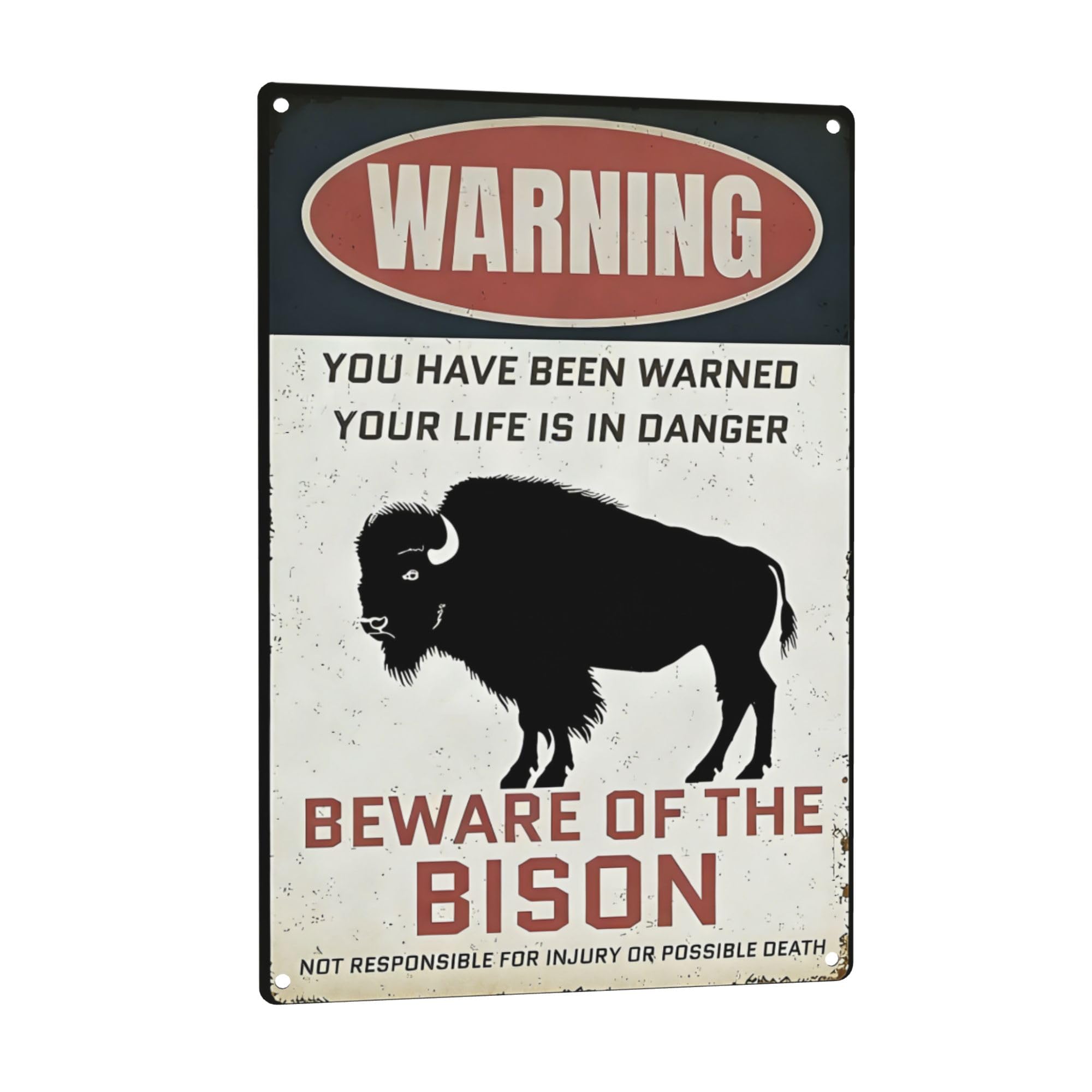 Cuorung Man Cave Decor 2pcs Vintage Tin Metal Sign Swim At Your Own Risk Lifeguard Is Drunk Again Funny Pool Posters For Garage Shop Bar Pub Wall Ation Indoor/outdoor 12x8 Inch Signs, White and Blue