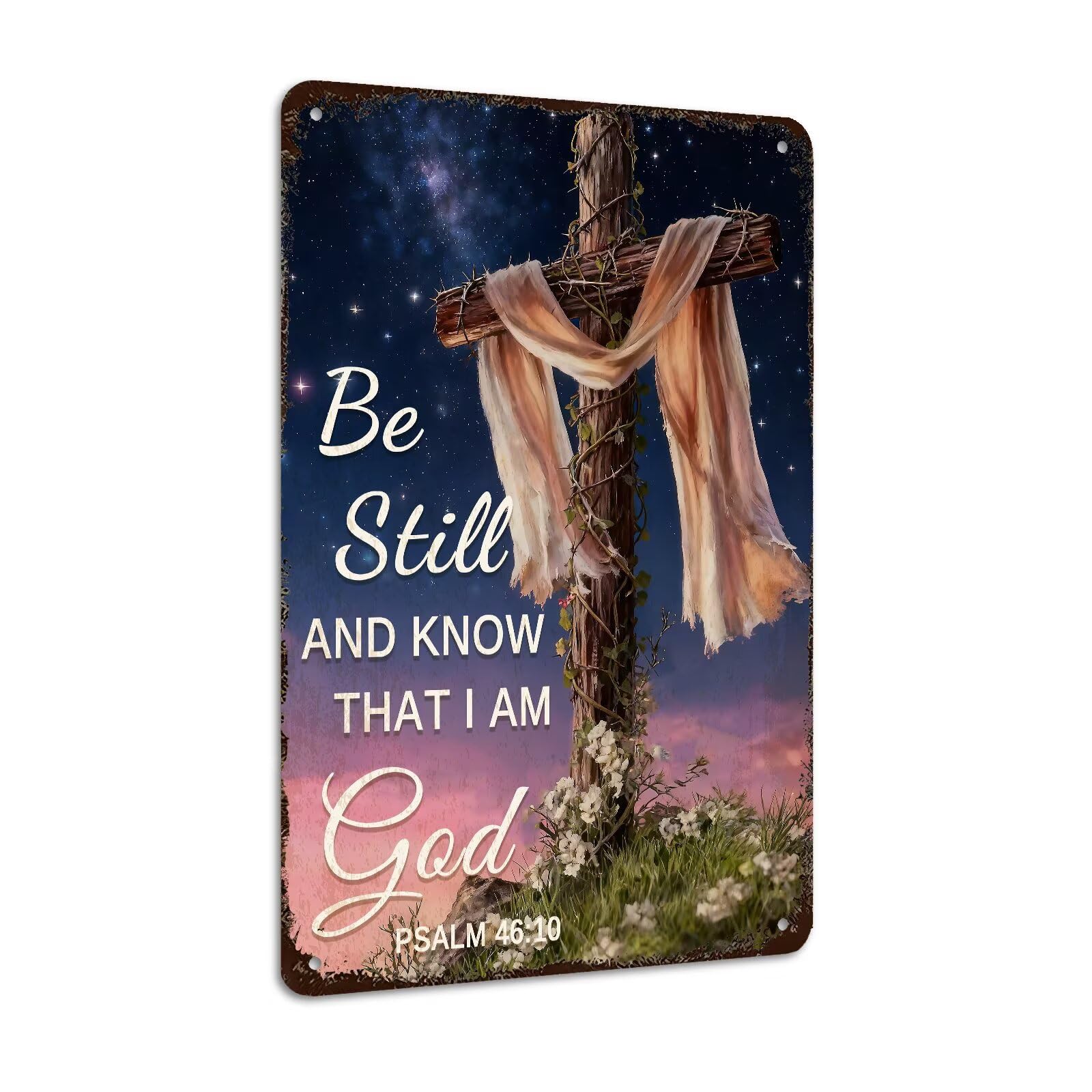 Bless the Food Before Us Wall Decor Christian Gift Bible Verse Metal Tin Signs Inspirational Sign for Farmhouse Kitchen Dining Room Wall Decor 8x12 Inch