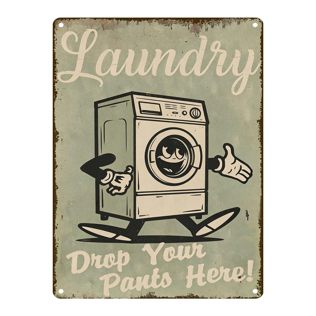 Laundry Metal Tin Sign Laundry Room Wall Decor Fresh Linens Breezy Days Signs Retro Posters for Bathroom Home Bedroom Laundromat Garden 8x12inch