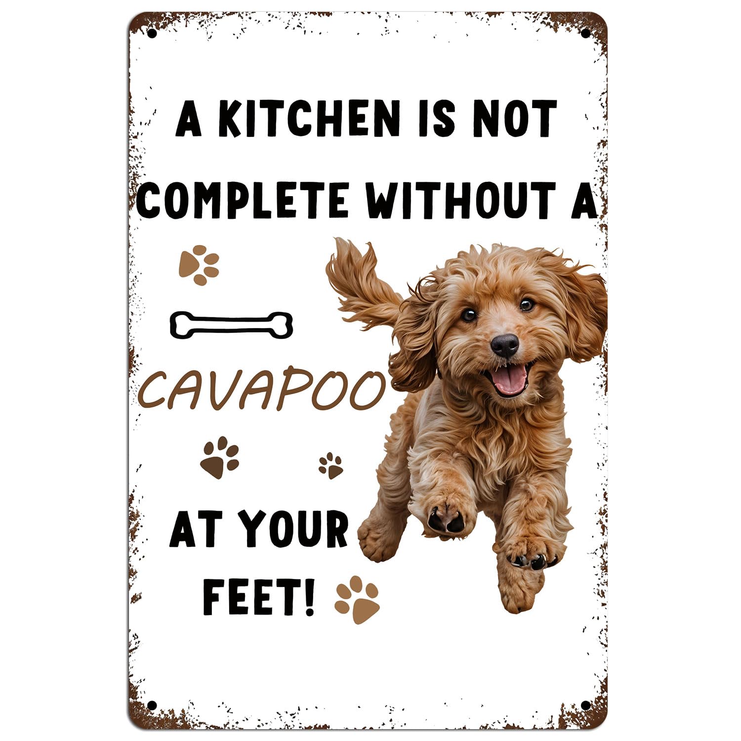 Funny Shih Tzu Dog Bathroom Metal Signs, Shih Tzu Lovers Gifts Tin Sin, Dog Lover Mom Dad Gifts Metal Wall Decor for Bathroom Washroom Restroom Toilet Decoration, 8x12 Inch