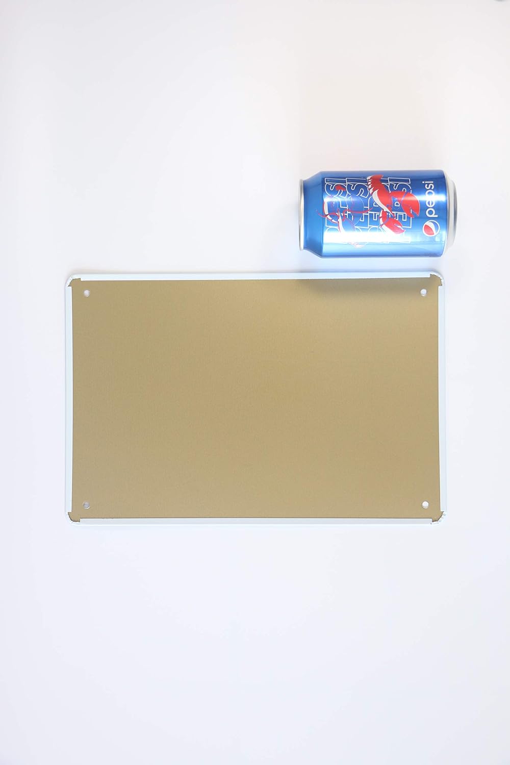 Ice Cold Cours Light Beer man cave Vintage Metal bar Signs Tin Sign 12 x 8Inch