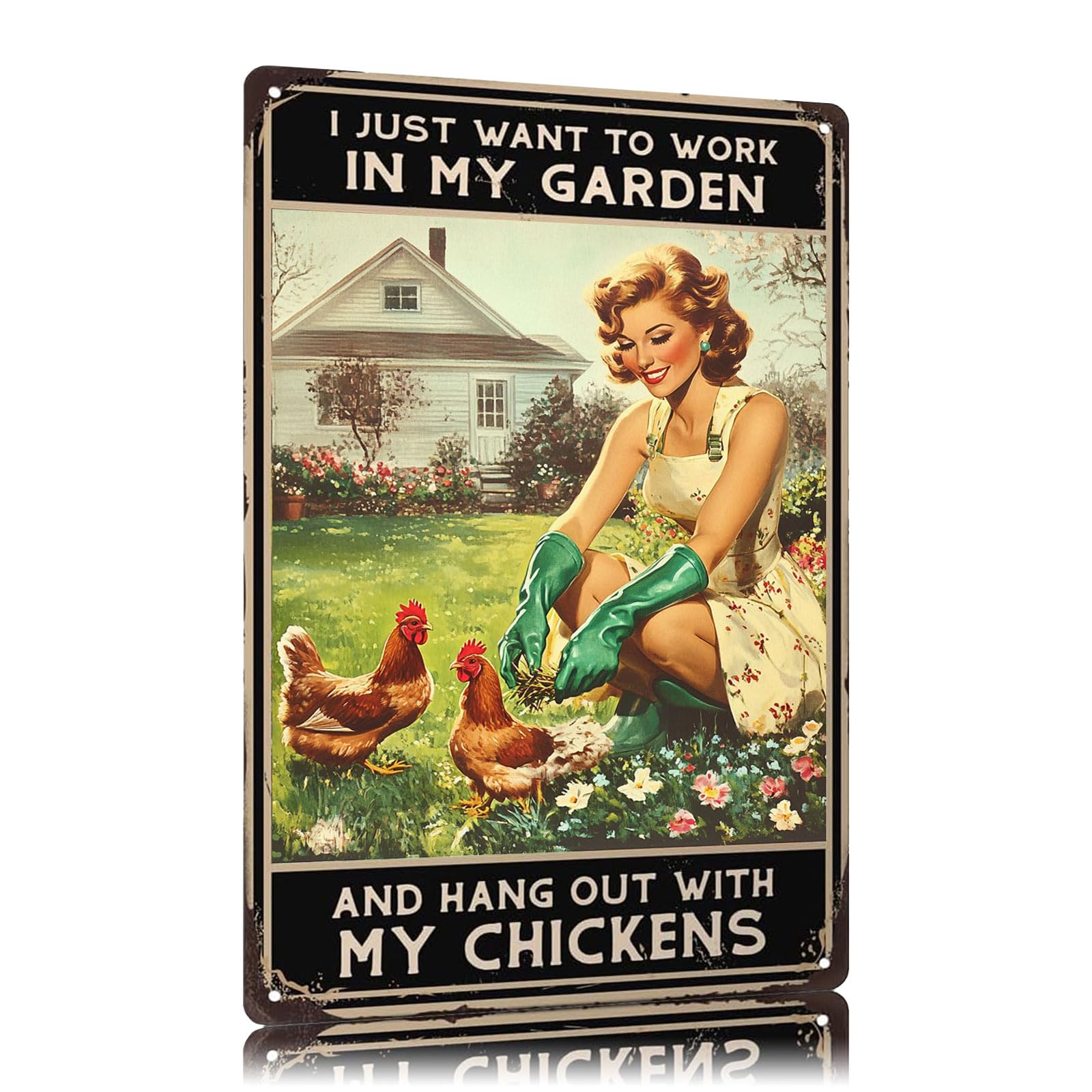 Metal Signs Enjoy The Little Things Vintage Signs Retro Aluminum Metal Tin Sign for Home Office Kitchen Bar Cafe Garden Wall Decor 12x8 Inch