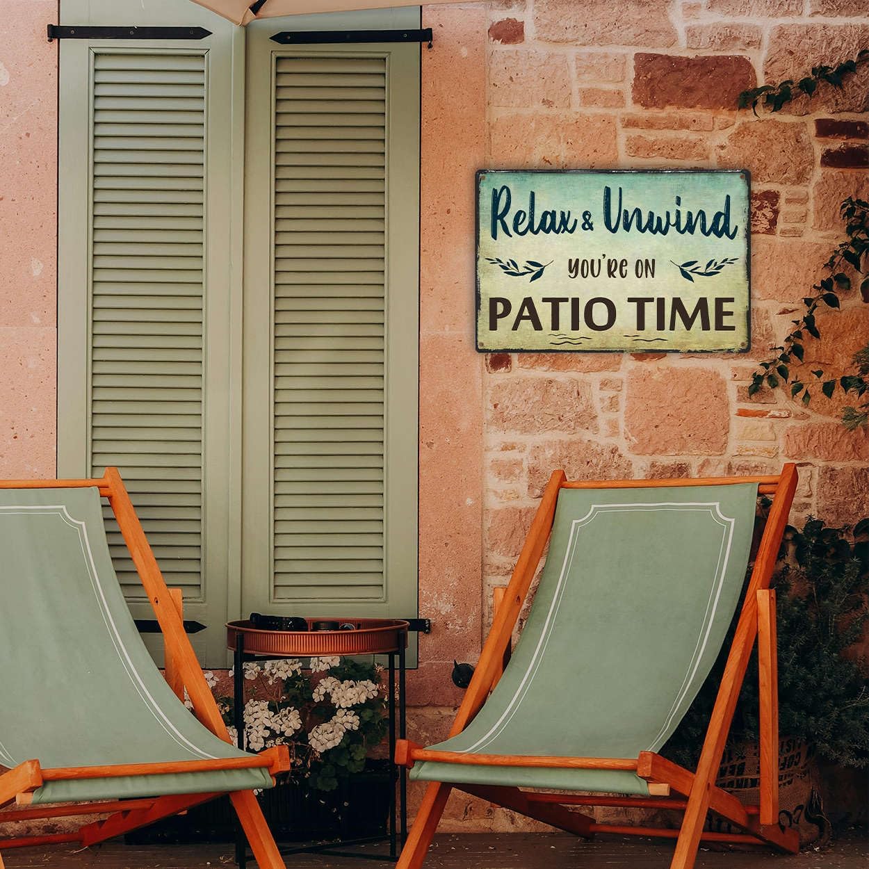 Outdoor Patio Wall Decor Patio Signs For Outside Porch Signs Outdoor Backyard Decorations Welcome Hanging Sign Relax Unwind You're On Patio Time Sign Patio Gifts For Men Home Bar Accessories 8x12 Inch