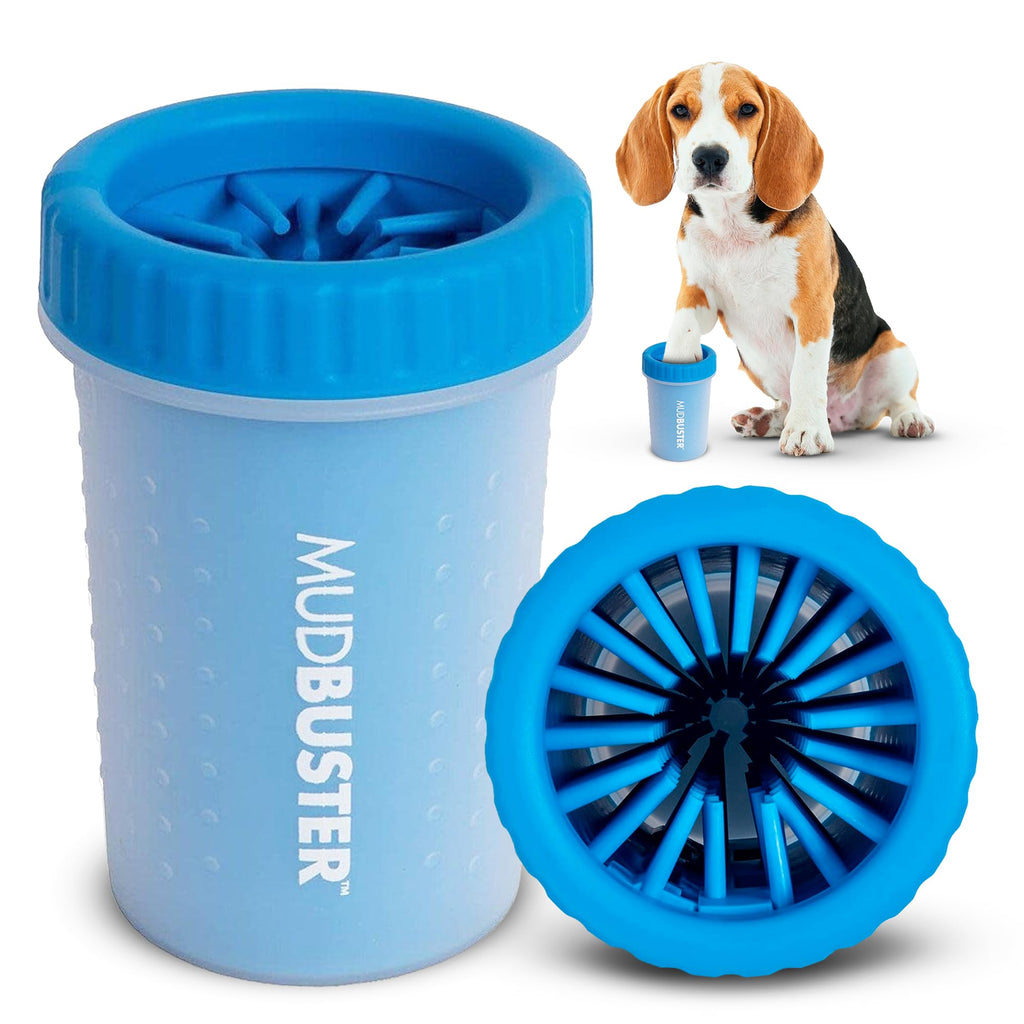 Dexas Pink Medium Dog Paw Cleaner, MudBuster - Premium Quality Pet Supplies and Dog Accessories for Dogs, Easy to Use, Mess Free, BPA Free, Patented Product