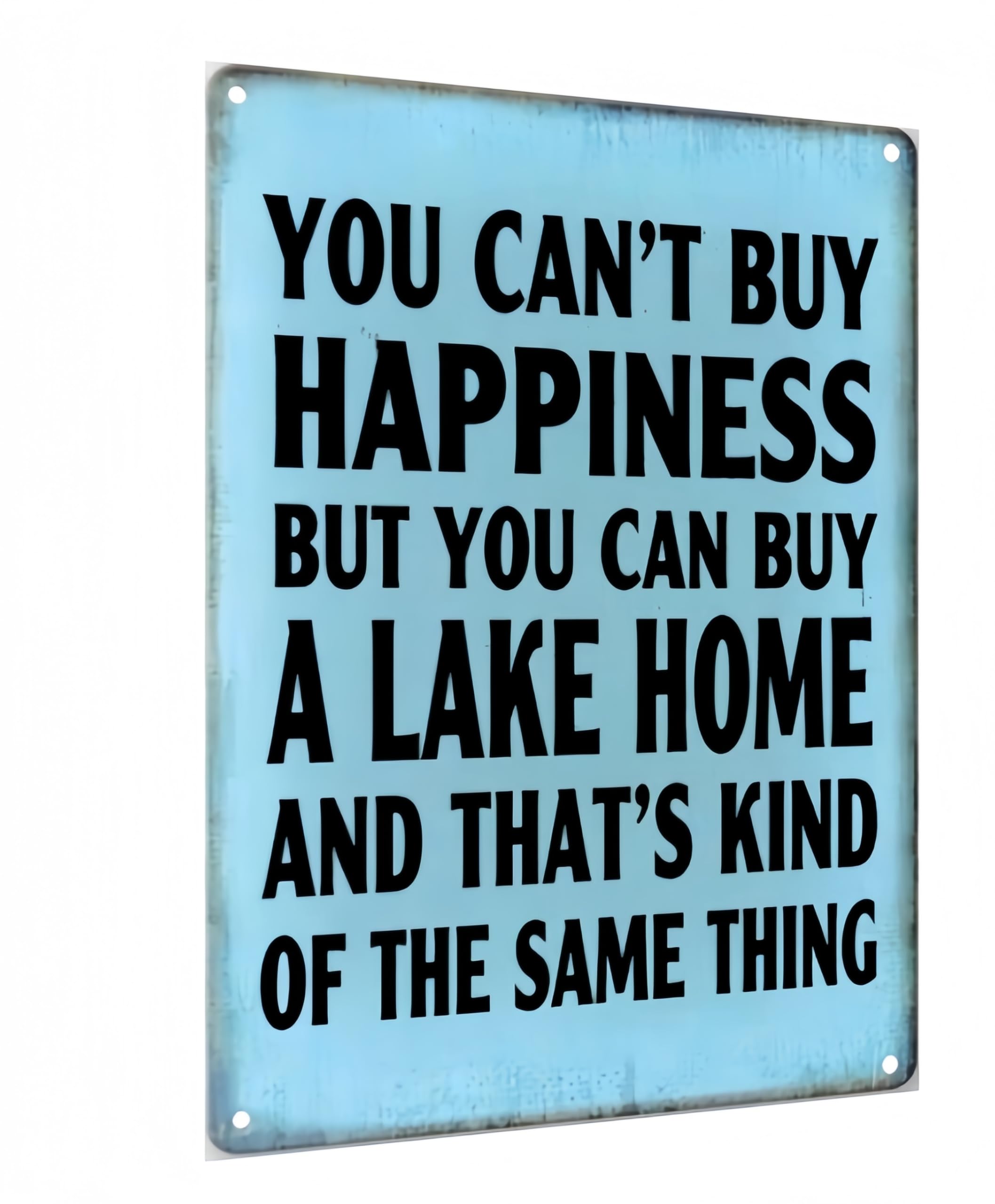 Golf Wall Decor Sign - Funny Tin Sign - Vintage Style Metal Plaque for the Man Den, Club, Bar or Sports Room, 8x12 Inch