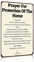 Funnysign Christian Gifts Prayer for Help In Time of Need Religious Tin sign for Home Church Prayer Room Office Chapel Decor 8x12 Inch(3986)