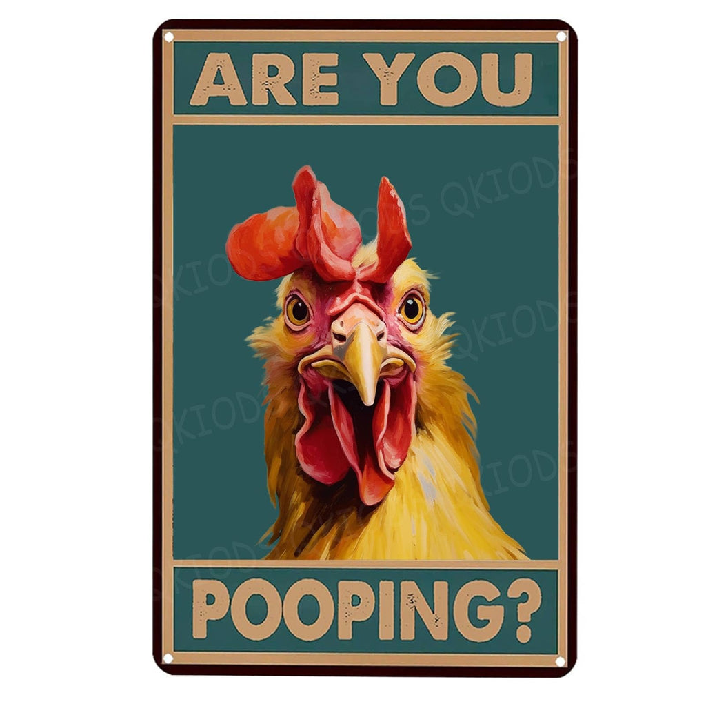 Metal Sign I Hate My Job Oh Please Funny Toilet Retro Tin Sign Bathroom Wall Art Home Décor, 12x8inch