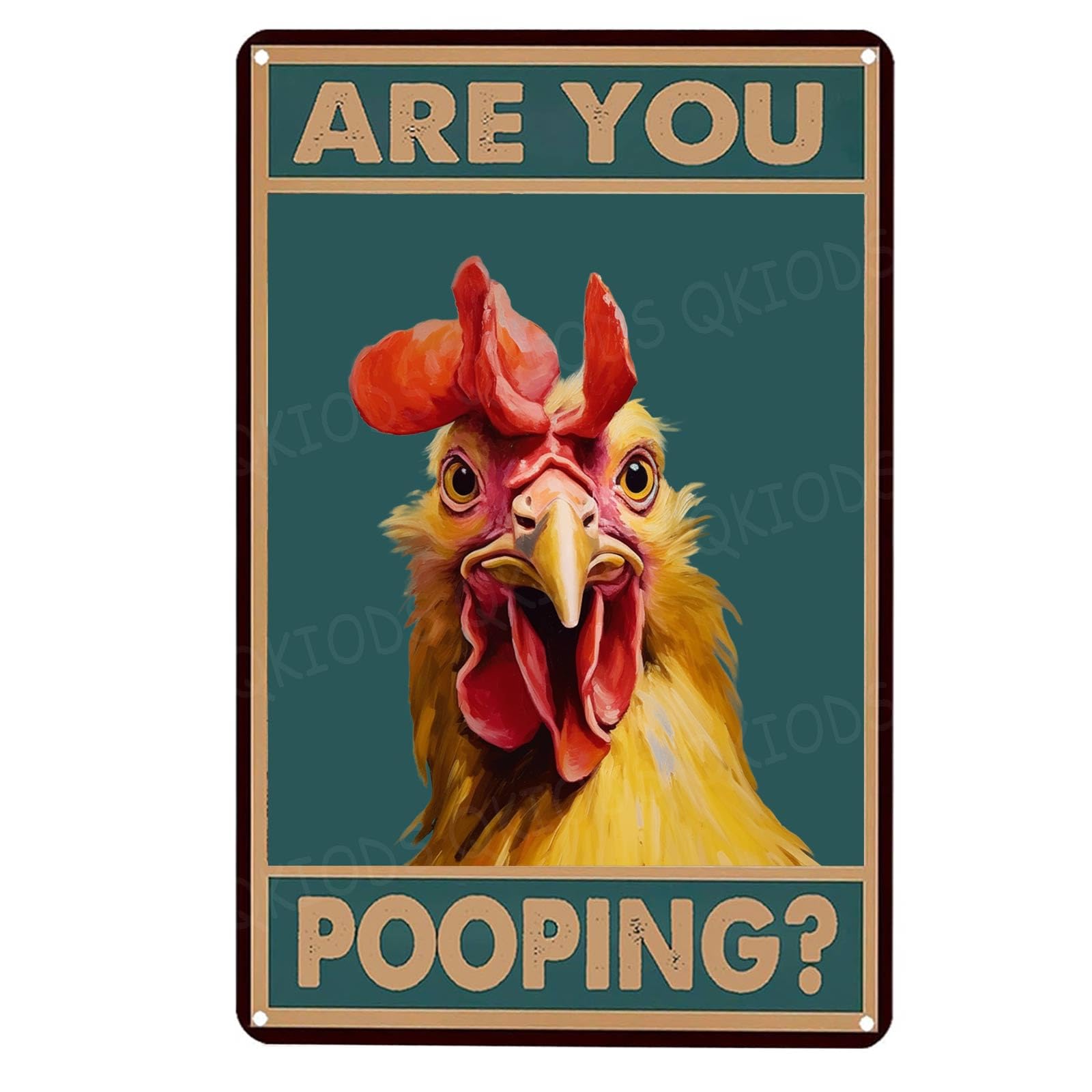 Metal Sign I Hate My Job Oh Please Funny Toilet Retro Tin Sign Bathroom Wall Art Home Décor, 12x8inch