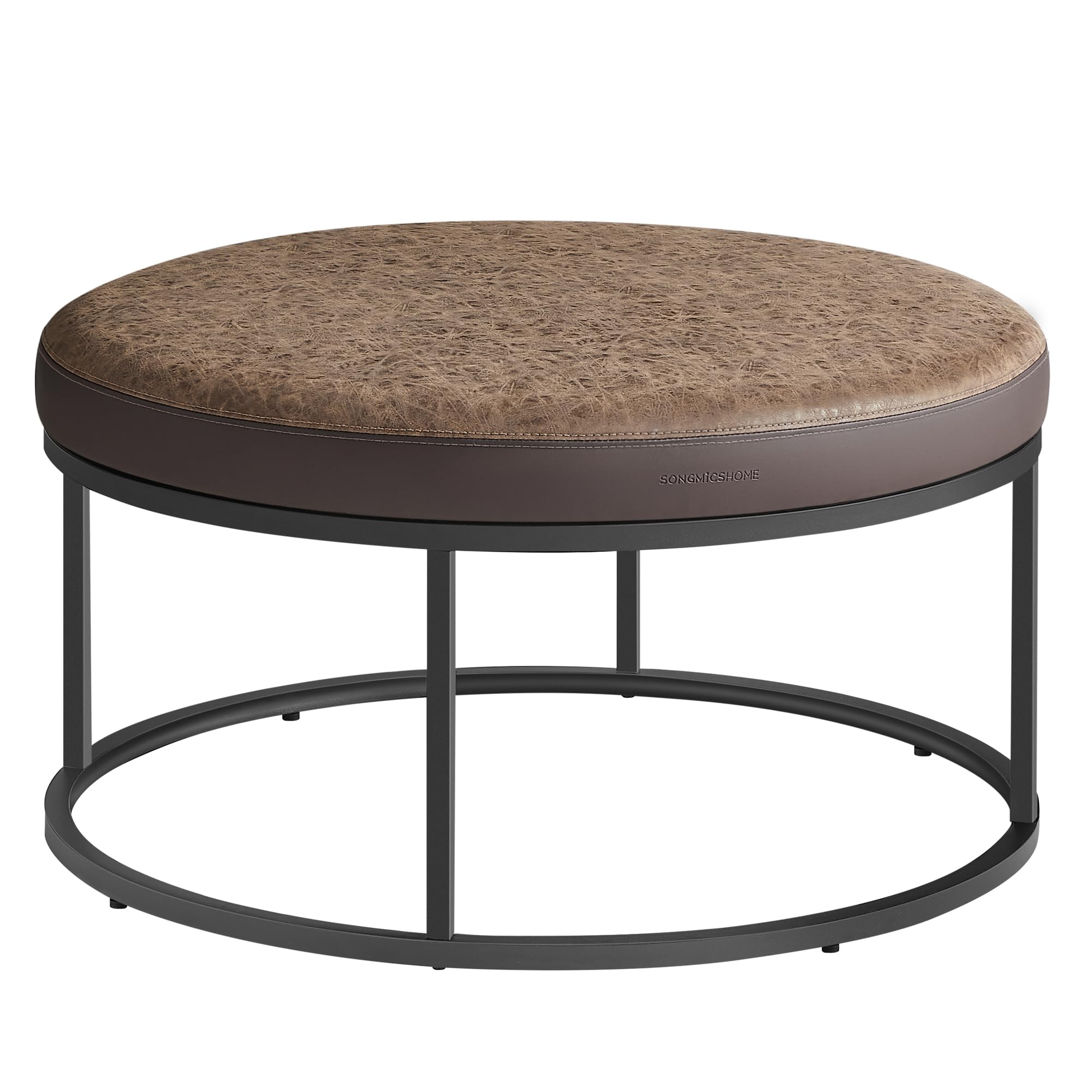 SONGMICS Home LUIZ Collection - Ottoman Footstool, Rectangle Ottoman, Vanity Chair Stool, Footrest, Reversible Top, Side Table, Max. Load 660 lb, Bedroom Living Room Entryway, Dove Gray ULOM079G01