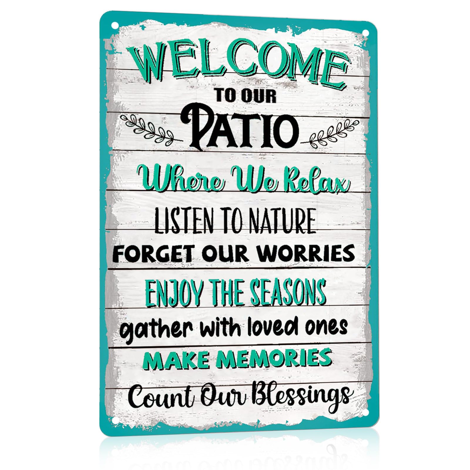 Outdoor Patio Wall Decor Patio Signs For Outside Porch Signs Outdoor Backyard Decorations Welcome Hanging Sign Relax Unwind You're On Patio Time Sign Patio Gifts For Men Home Bar Accessories 8x12 Inch