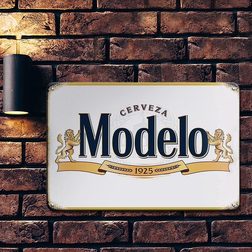 Bar Signs, Beer Signs for Man Cave, Corona Beer Signs Garage Decor Bar Decorations, 8x12 Inches Coors Light Beer Poster Metal Signs Bar Wall Decor Bar Decor for Pub Home House Coffee