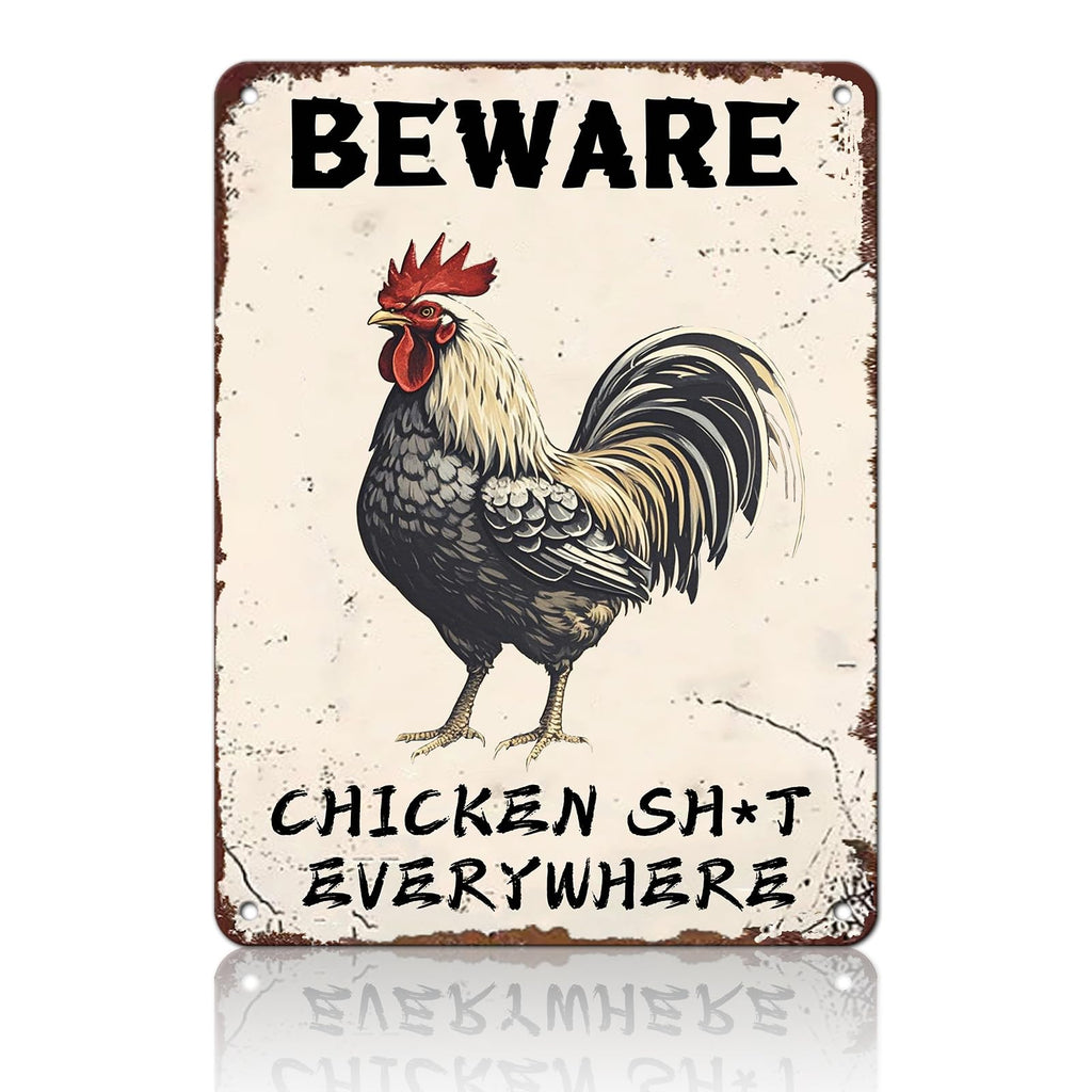 Chicken Metal Signs Rooster Kitchen Wall Decor Today I Will Pry More Worry Less Tin Sign 12x8 Inch Funny Chicken Coop Accessories Rooster Home Farm Yard Garden Decor