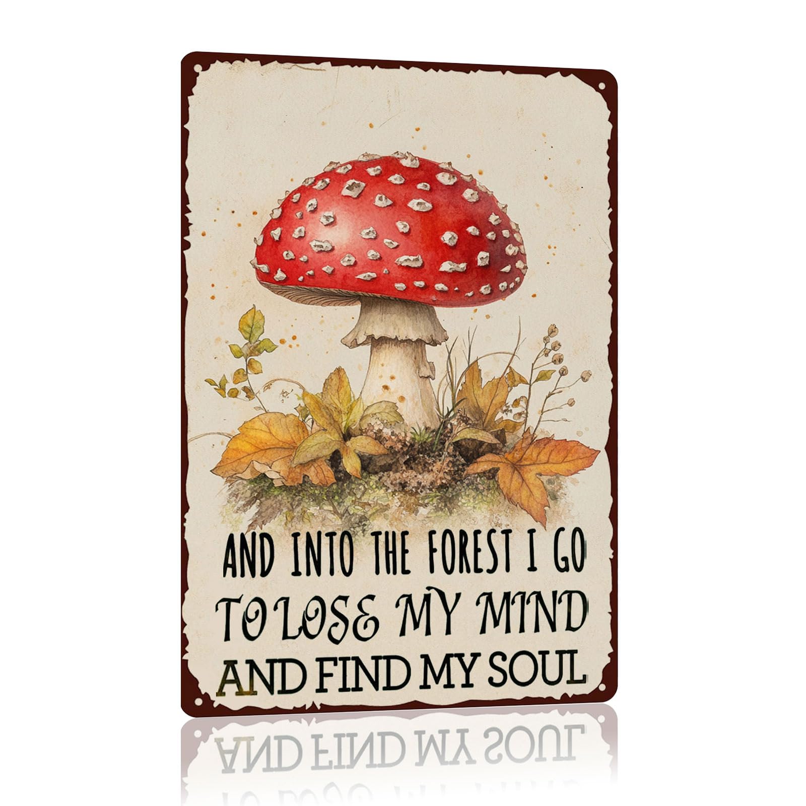 Metal Signs Enjoy The Little Things Vintage Signs Retro Aluminum Metal Tin Sign for Home Office Kitchen Bar Cafe Garden Wall Decor 12x8 Inch