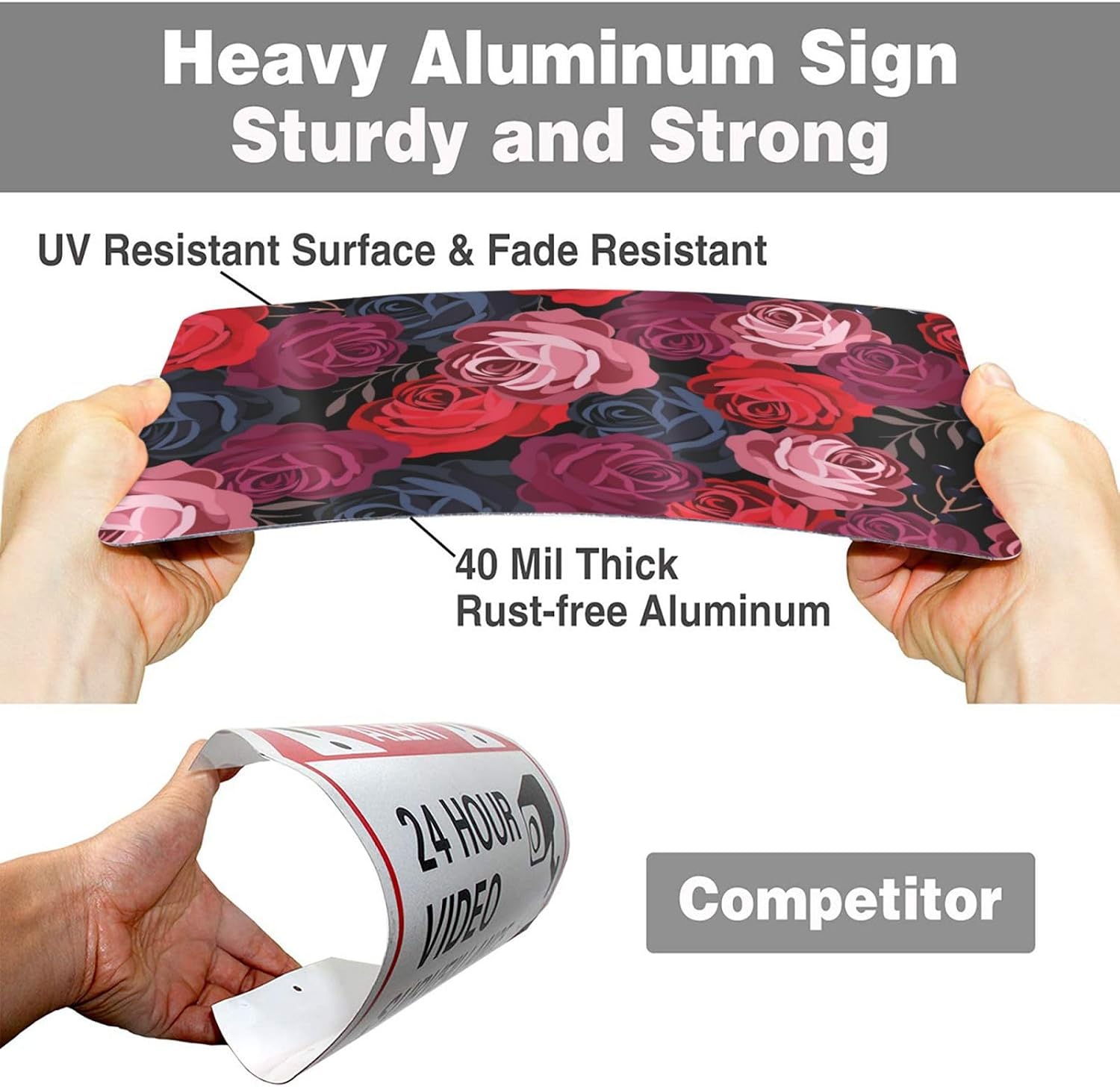 Custom Metal Tin Sign 8×12 inch,with Your Image/Text (Custom horizontally and vertically),Ships from USA