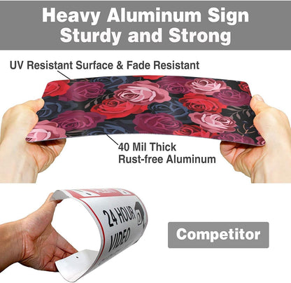Custom Metal Tin Sign 8×12 inch,with Your Image/Text (Custom horizontally and vertically),Ships from USA