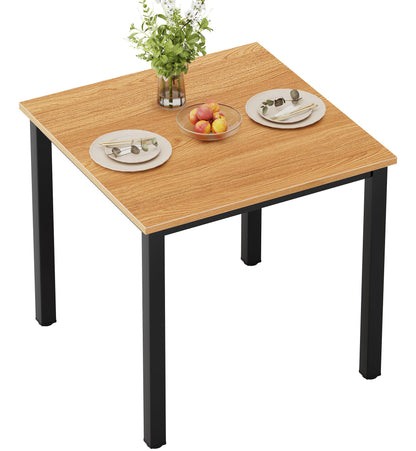 Need Dining Table Small Computer Desk for Home&Office- 31.5" Length Small Writing Desk Gaming Desk Students Laptop Use, Black Desktop & Black Frame AC3CB(80 * 60)