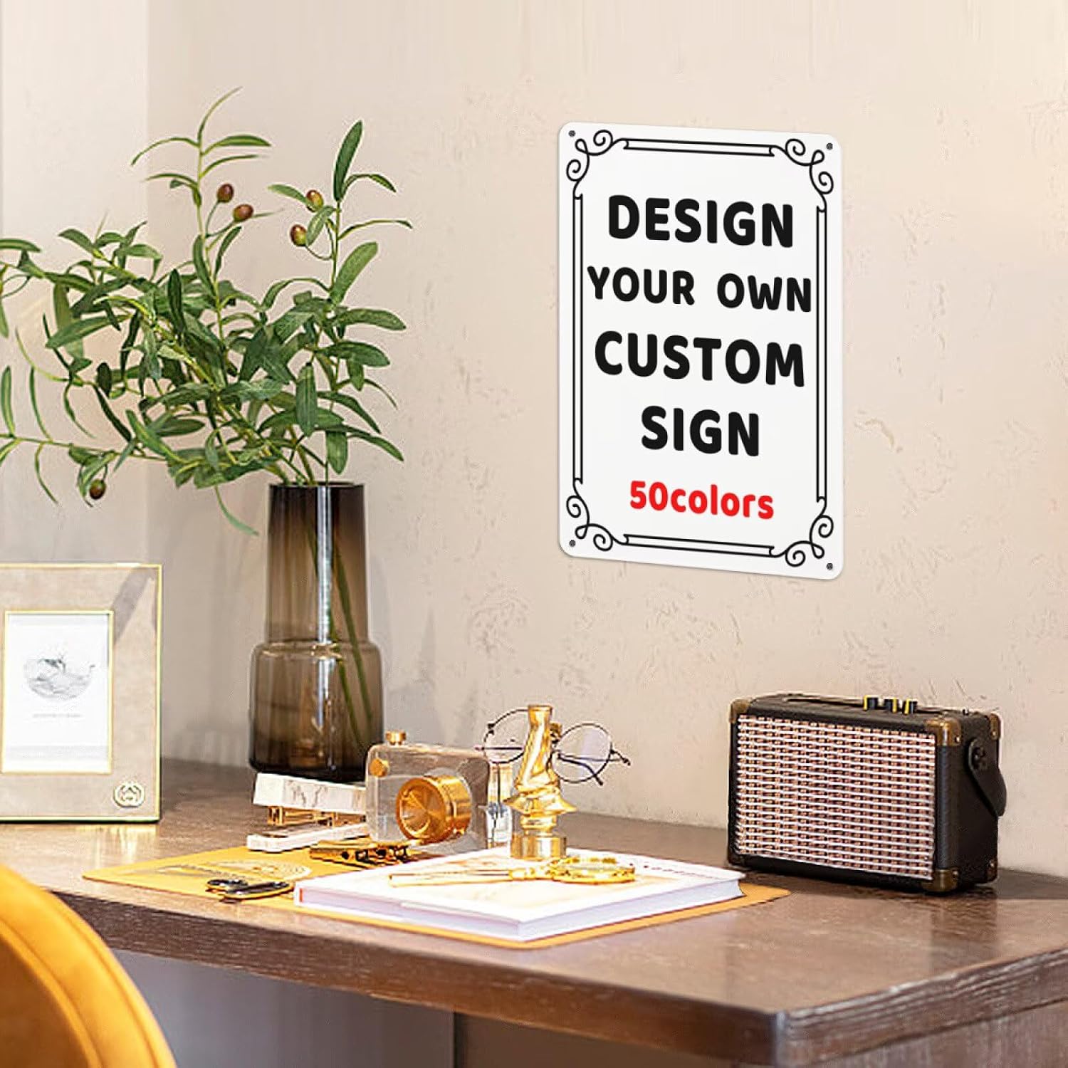 Generic Custom Metal Sign 8x12in - Custom Art Tin Sign - Decorative Signs