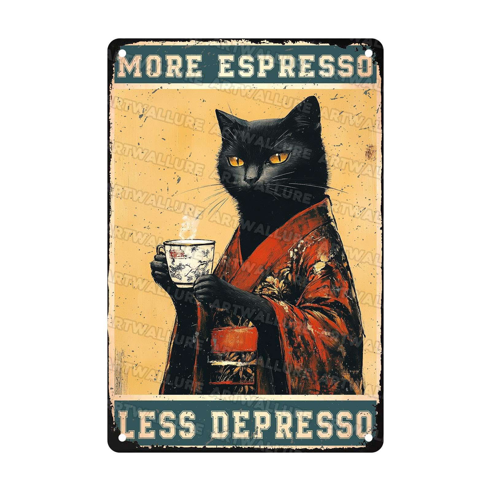 Woman Coffee Vintage Metal Tin Sign Drink Coffee Do Stupid Things Tin Sign for Home Office Decor 8x12Inch