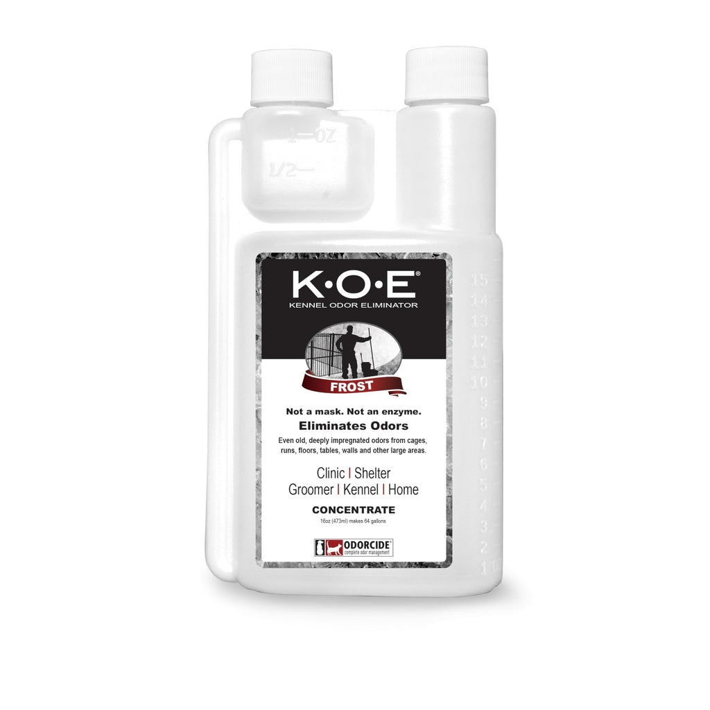 Odorcide K.O.E. Apricot Odor Eliminator 16 oz for Strong Odor for Cages, Runs & More – Home & Kennel w/Safe, Non-Enzymatic Formula
