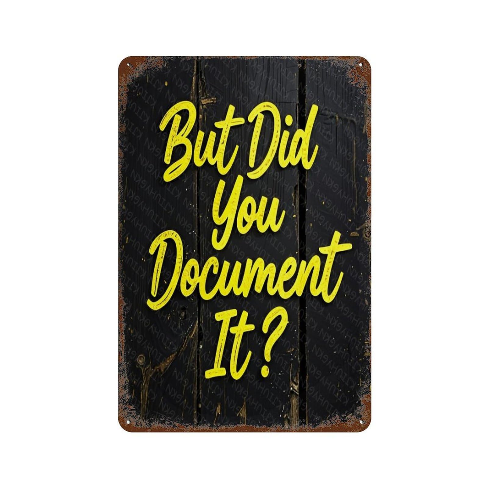 Everything Is Figureoutable Metal Wall Art - Inspirational Quote Tin Sign For Home & Office Decor - Vintage Motivational Poster - Rustic Metal Sign Gift 8X12Inch