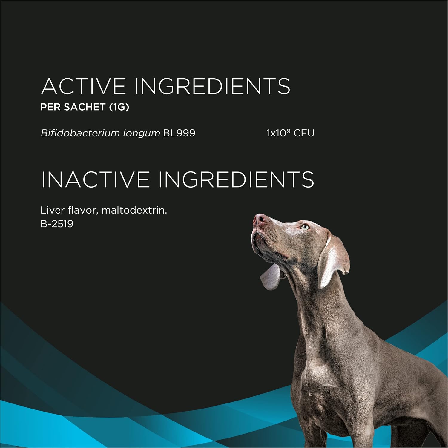 Pro Plan Veterinary Supplements Calming Care Dog Probiotic Powder for Behavioral Support, 30-Pack