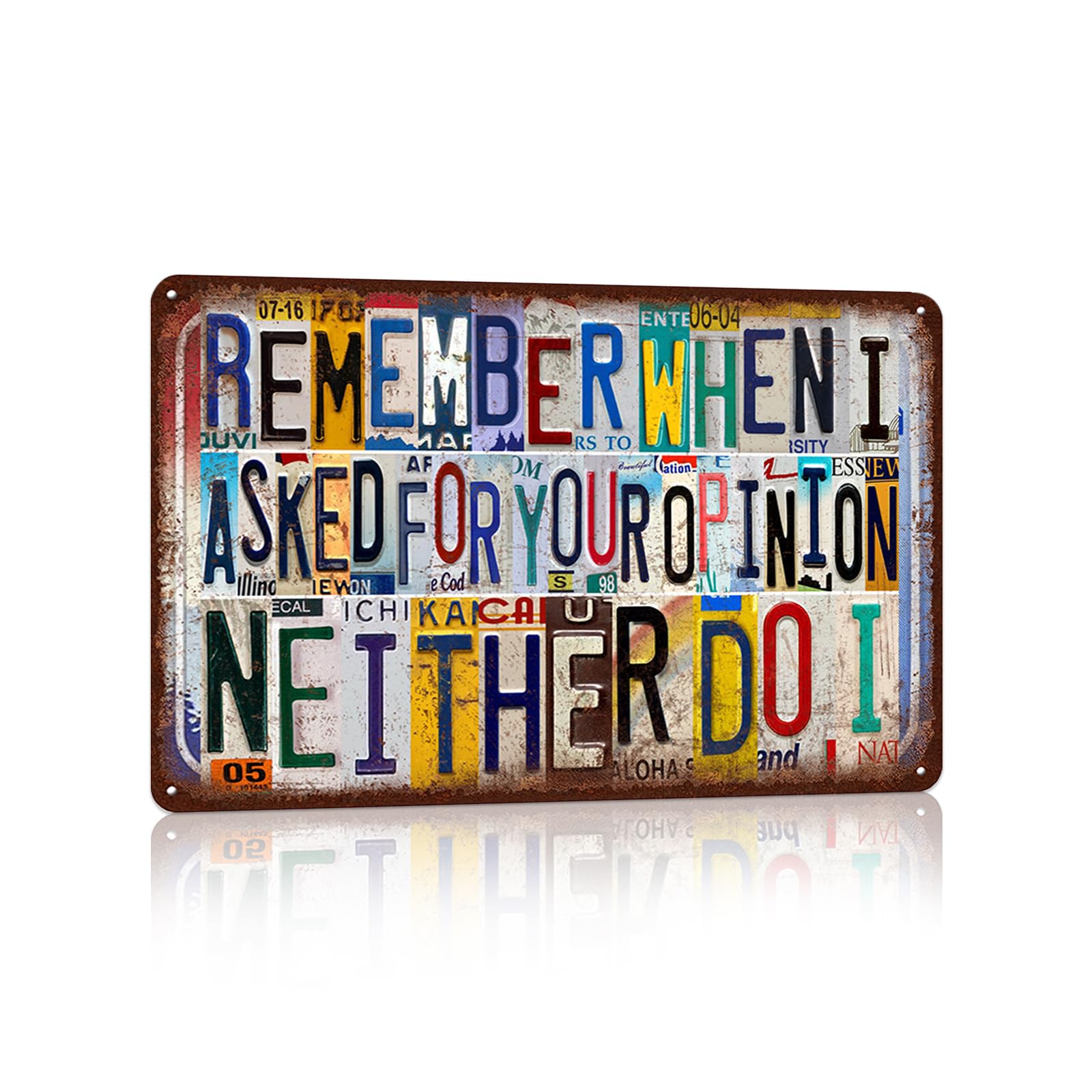 Vintage Metal Tin Signs Wall Decor for Man Cave Garage Bar Home 12 x 8 Inches - I Am Currently Unsupervised.I Know,It Freaks Me Out Too But The Possibilities Are Endless