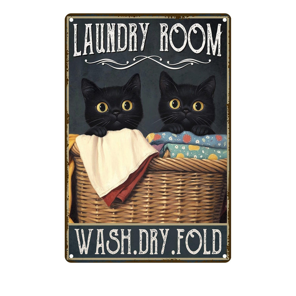 Laundry Metal Tin Sign Laundry Room Wall Decor Fresh Linens Breezy Days Signs Retro Posters for Bathroom Home Bedroom Laundromat Garden 8x12inch