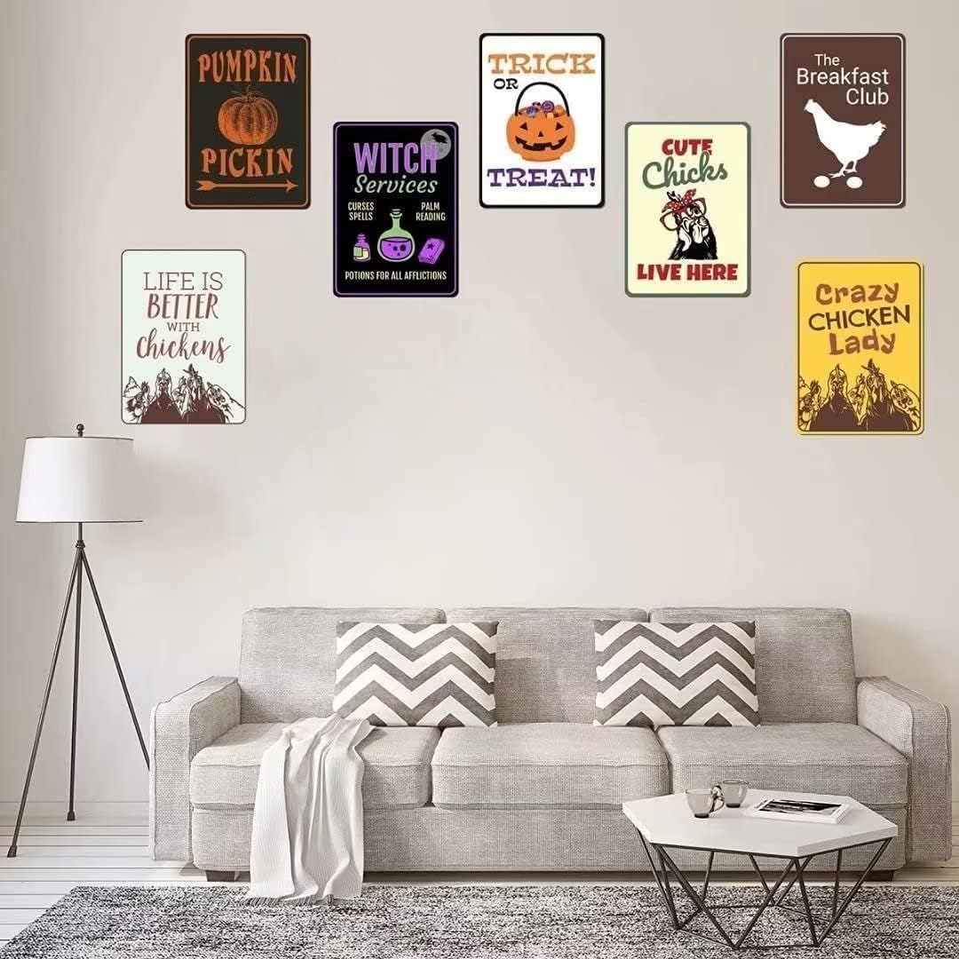 Burgers Poster Vintage Tin Signs Wall Decor Bobs Burger Merchandise Gifts for Friend 8x12 Inch