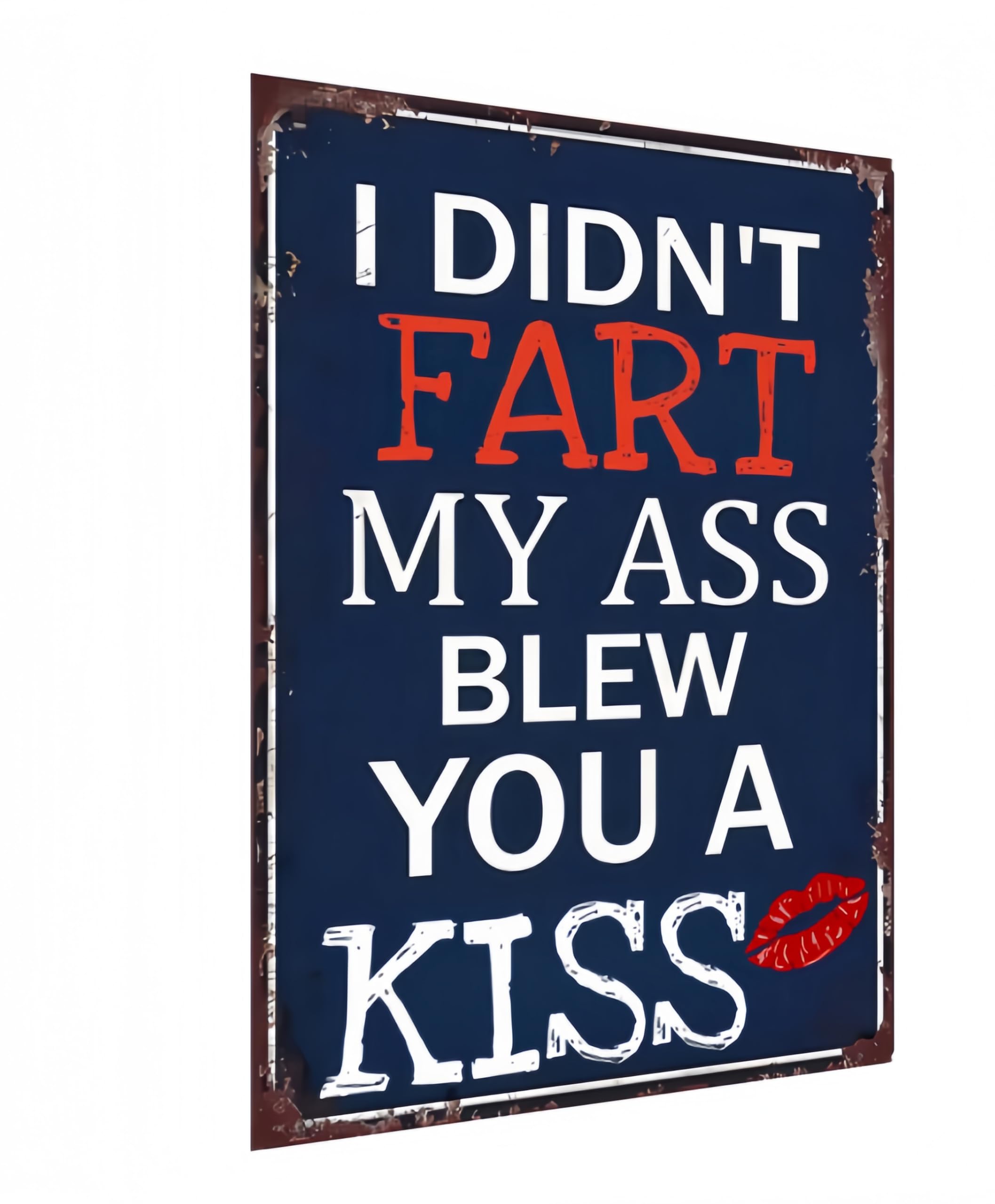 Vintage Bar Tin Sign – Funny Drinking Quote Metal Wall Decor for Home Bar, Kitchen, or Man Cave – 8x12 Inch Retro Alcohol Plaque