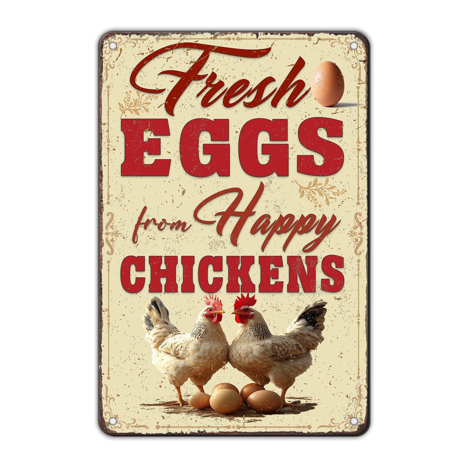 Funny Chicken Signs Welcome To My Kitchen Humorous Cartoon Rooster Cooking Aluminium Sign Metal Chicken Signs Decor Home Ktichen Farm Are Wall 12x8 Inch Vintage Chicken Signs Metal Tin Poster