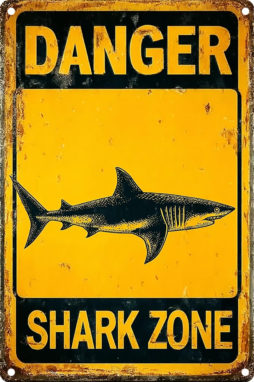 Vintage Tin Sign Retro Metal At The Lake Signs For Home Decor Stylish Wall Art Plaques Gift For Home Bathroom Kitchen And Gothic Wall Decor In Every Room 12x8 In