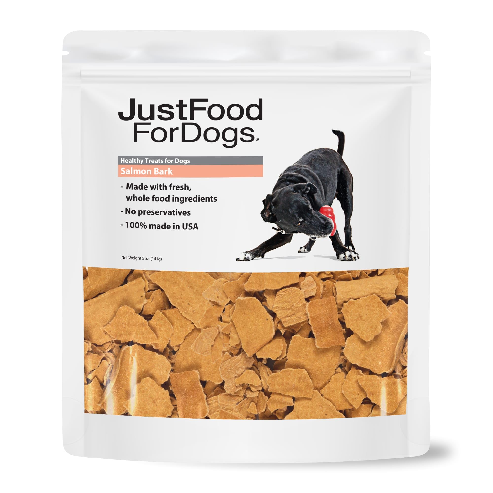 Just Food for Dogs Single Ingredient Healthy Dog Treats and Dog Snacks, Jerky Treats, Human Grade, Preservative and Grain Free, Rawhide Free Chews, Low Calorie Treat - Chicken Breast, 5 oz