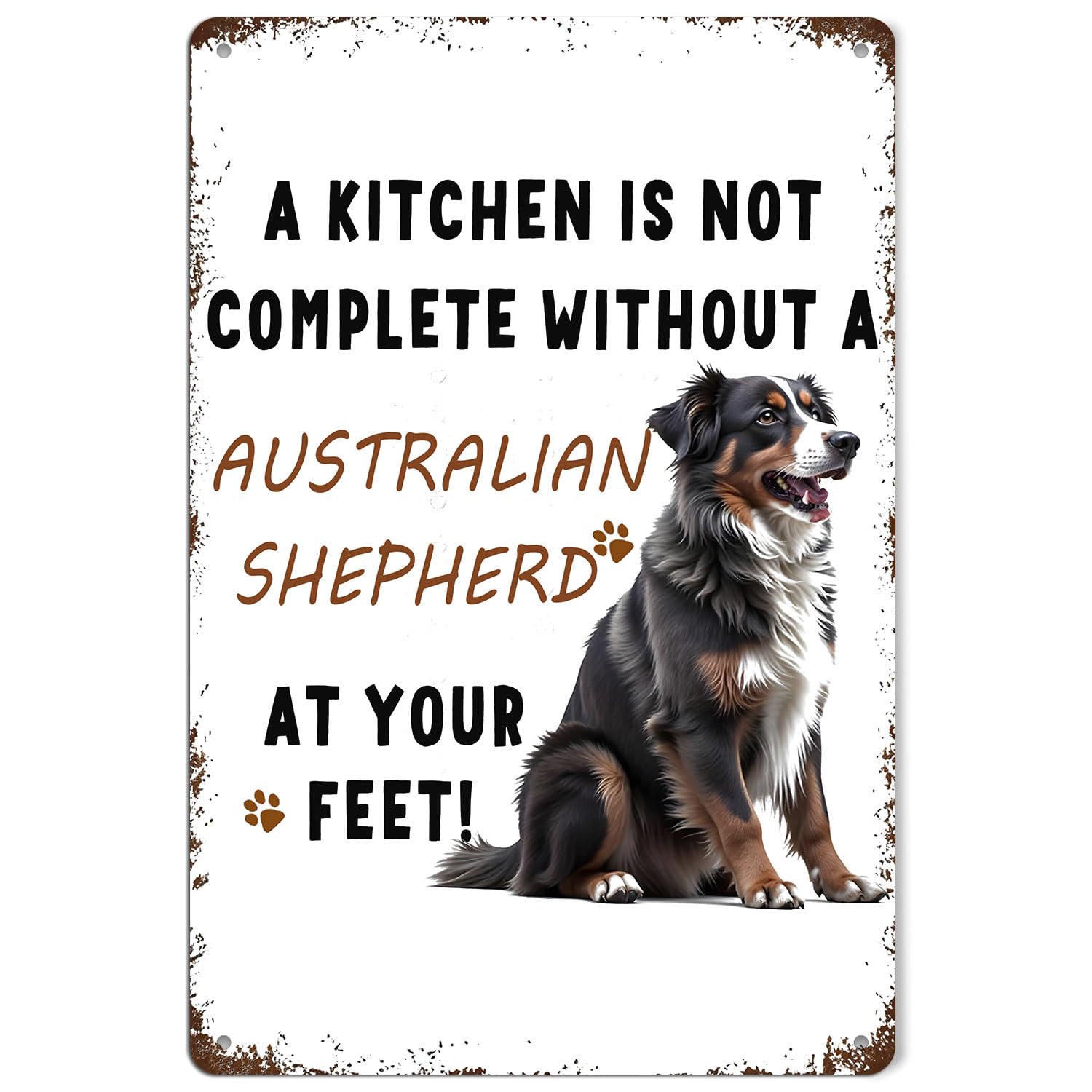 Funny Shih Tzu Dog Bathroom Metal Signs, Shih Tzu Lovers Gifts Tin Sin, Dog Lover Mom Dad Gifts Metal Wall Decor for Bathroom Washroom Restroom Toilet Decoration, 8x12 Inch