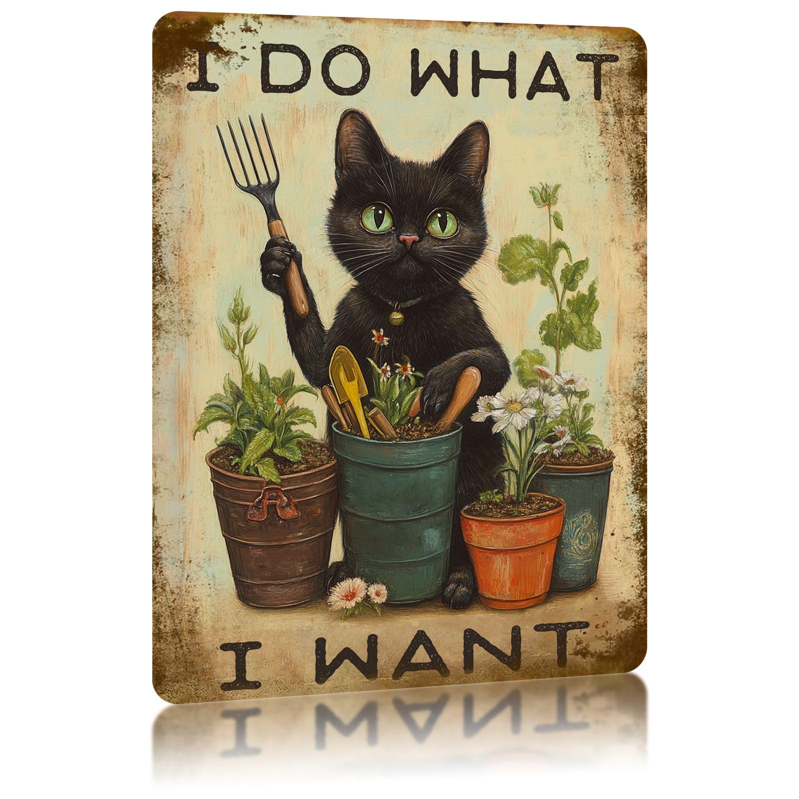 Metal Sign I Hate My Job Oh Please Funny Toilet Retro Tin Sign Bathroom Wall Art Home Décor, 12x8inch