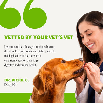 6 Billion CFU Dog Probiotics with Prebiotics, Digestive Enzymes, & Fiber - Relief for Occasional Diarrhea, Gas, Bloating & Itchy Skin - Daily Gut Health & Immune Support for All Dogs (Duck, 90 Ct)