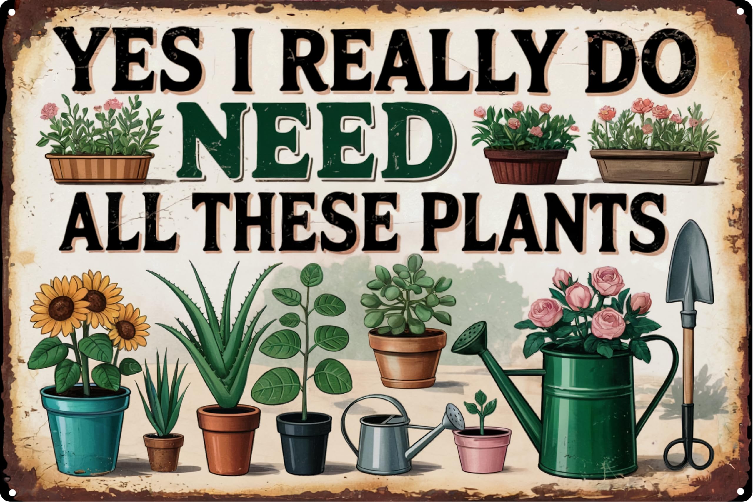 Sarcastic Metal Retro Tin Sign 8x12 in Funny Poster for Outdoor Wall Decor Street Yard Porch Garage Home Cafe Bar Club Farm Garden for Man Cave Store Art Holiday Gift