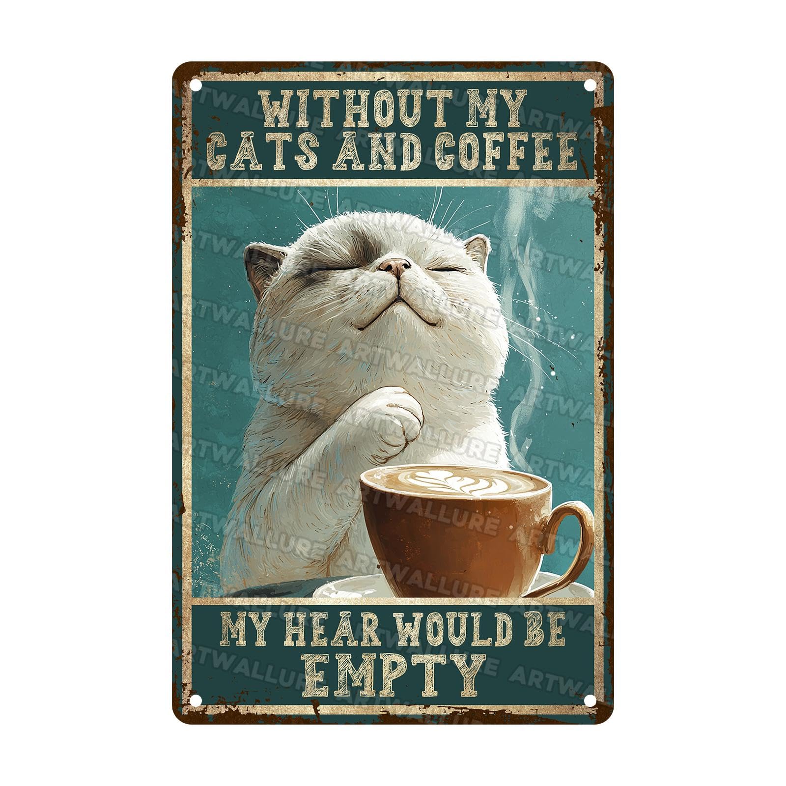 Woman Coffee Vintage Metal Tin Sign Drink Coffee Do Stupid Things Tin Sign for Home Office Decor 8x12Inch