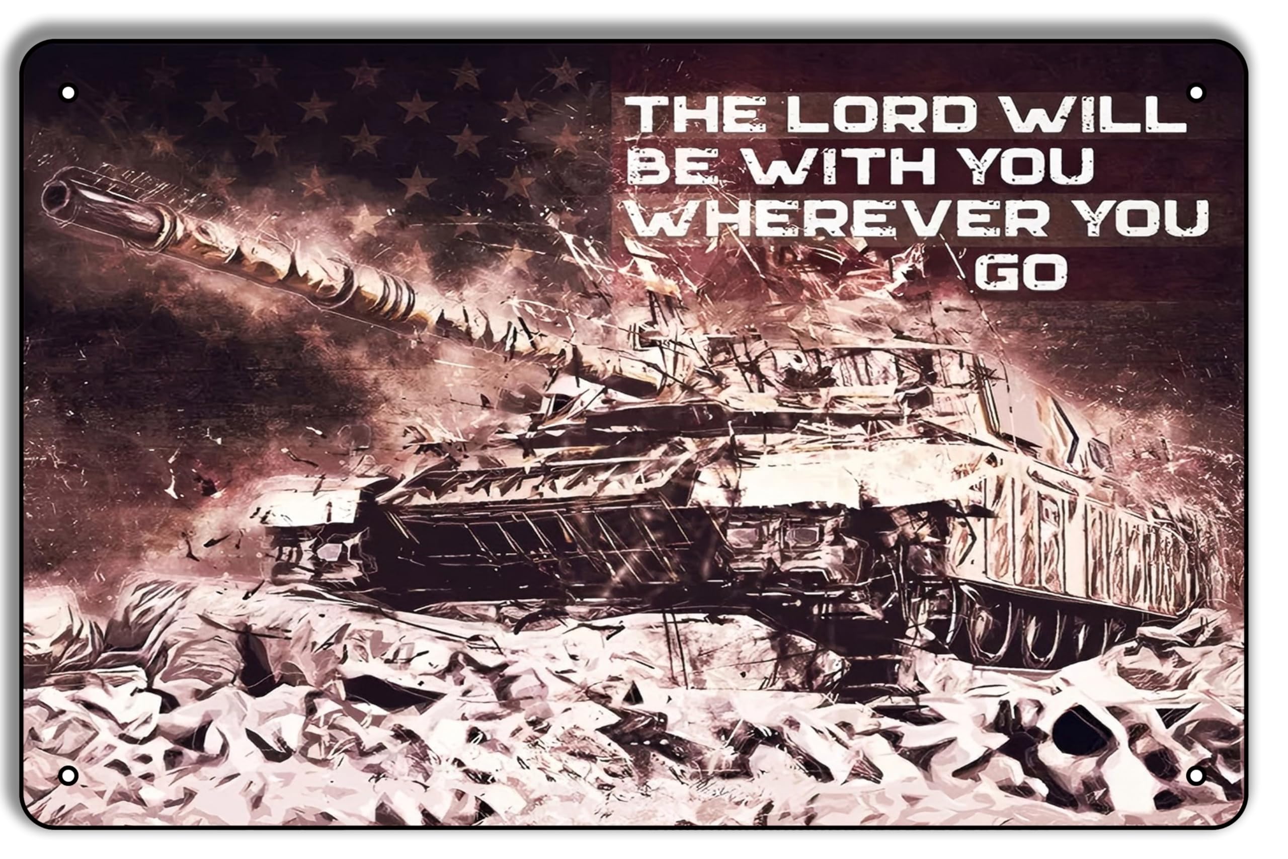 WWII Fighter Planes 8x12in Metal Tin Sign – Vintage World War II Aircraft Art, Military Aviation Wall Decor