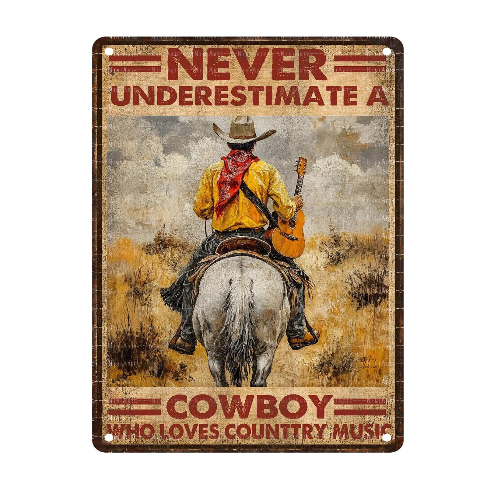 Vintage Cowgirl Tin Sign Are Always Good For The Soul Metal Sign for Home Garden Plaque Yard Patio Porch Farmhouse Cafe Bar Living Room Bedroom Office Garage Man Cave 8x12Inch