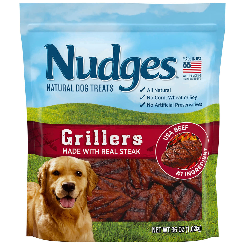 Blue Buffalo Nudges Chicken Homestyle Natural Dog Treats, Pot-Pie-Inspired Recipe, Healthy Reward or Training Treat, Made in the USA with Real Chicken, No Artificial Preservatives, 16 oz.