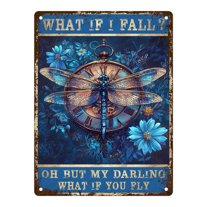 Mermaid Tin Sign And I Think To Myself What A Wonderful World Poster Home Decor Funny Home Decor Cave Bar Wall Decor 12x8 Inch