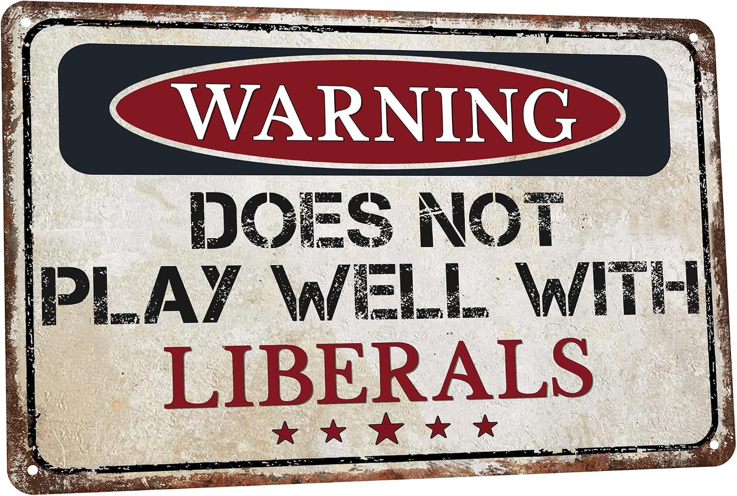 SNOWANG Decor 12'' x 8'' Funny Vintage Tin Signs Sarcastic Retro Metal Signs For Home Wall, Backyard, Cafes, Bar, Man Cave