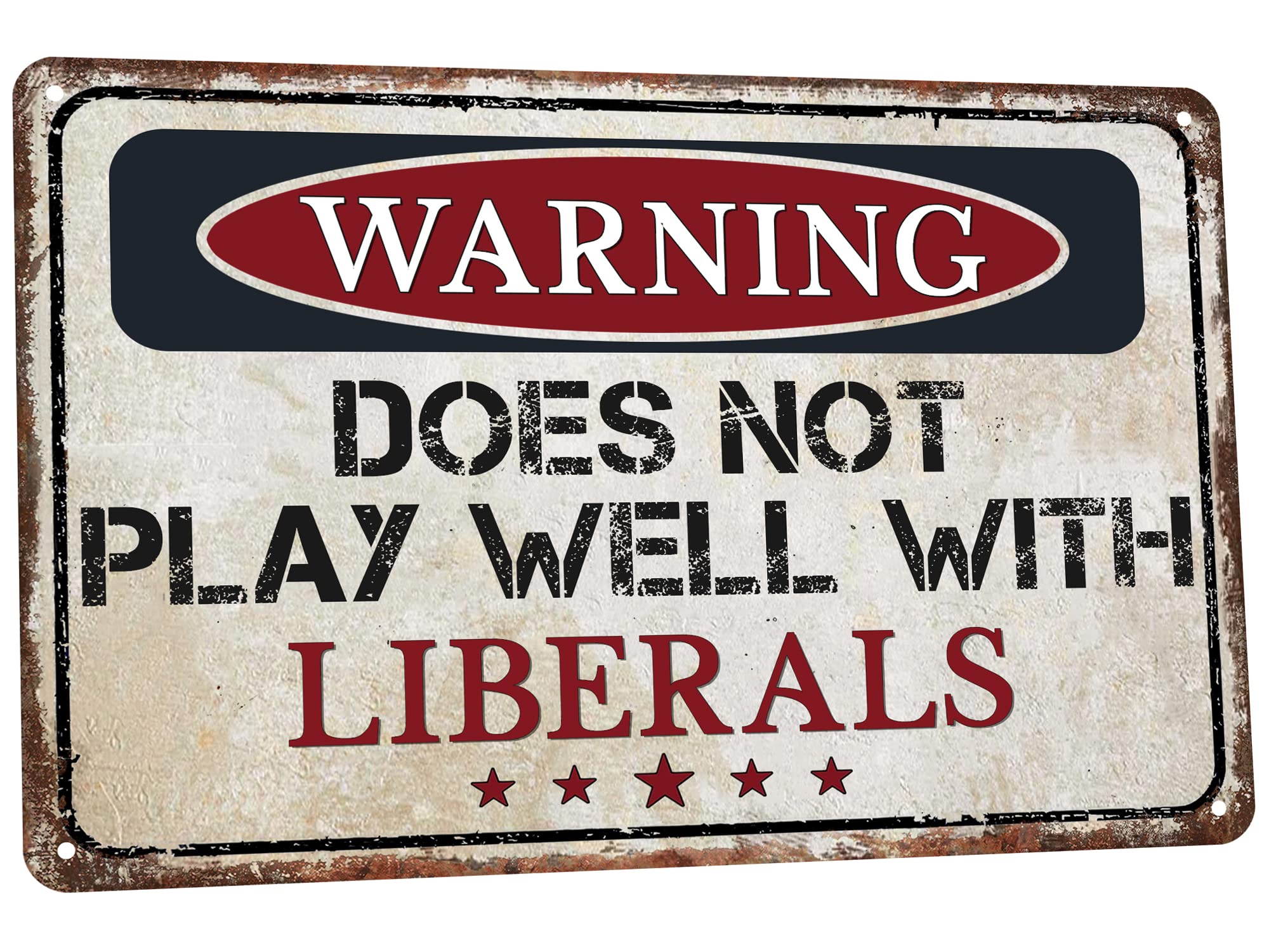 SNOWANG Decor 12'' x 8'' Funny Vintage Tin Signs Sarcastic Retro Metal Signs For Home Wall, Backyard, Cafes, Bar, Man Cave