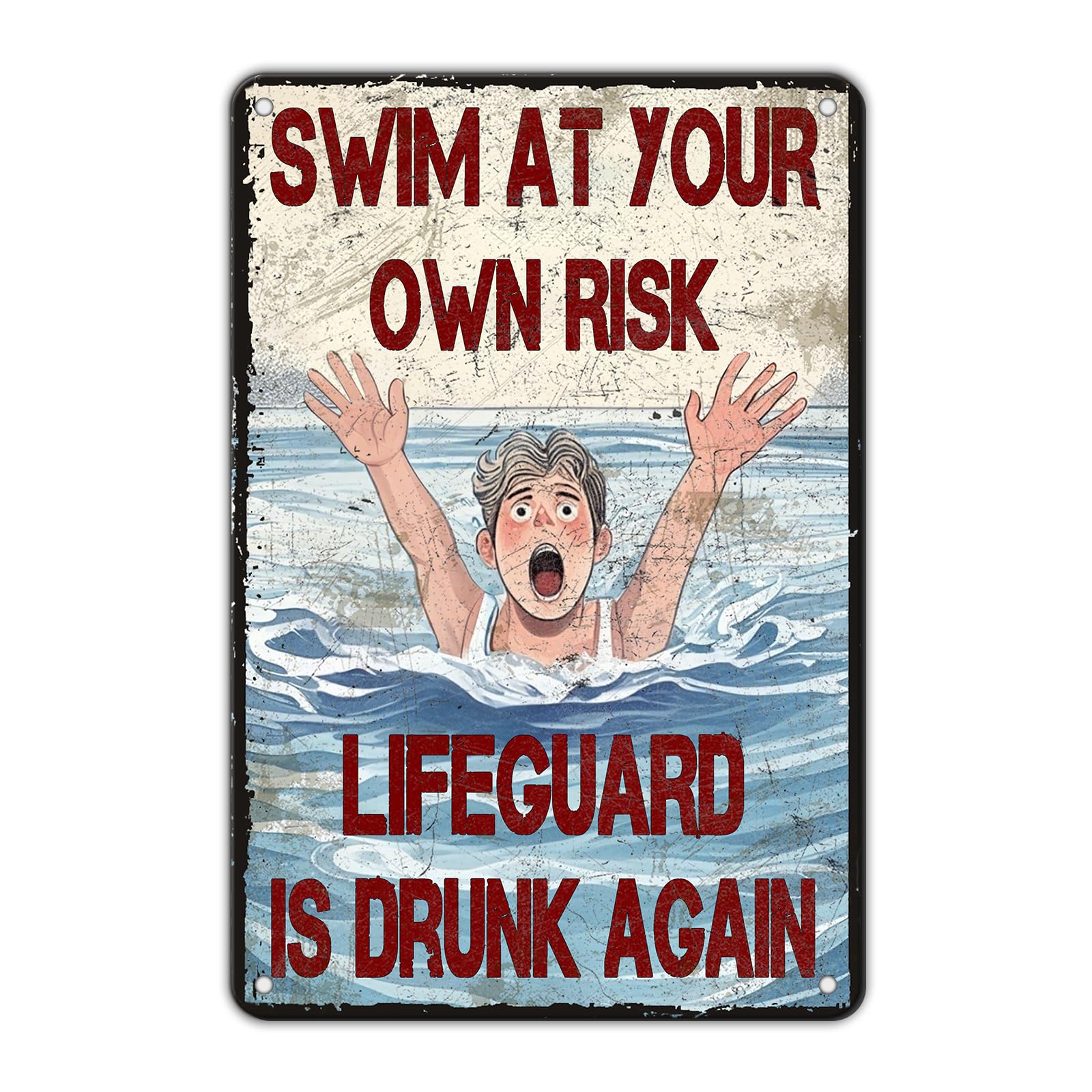 Beach Metal Sign Some Girls Are Just Born With The Beach In Their Souls Tin Sign Home Bar Pub 8x12 Inch Wall Decor