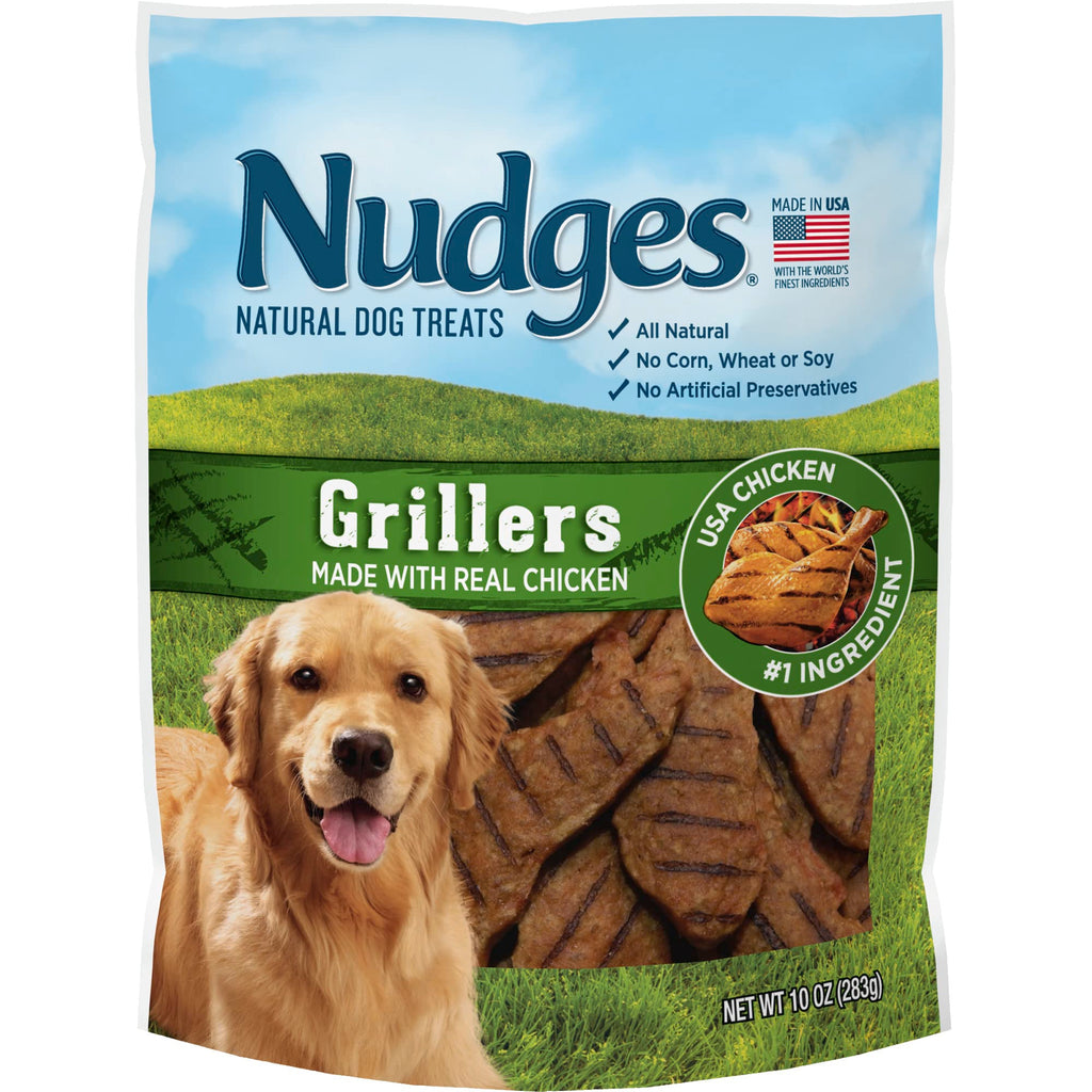 Blue Buffalo Nudges Chicken Homestyle Natural Dog Treats, Pot-Pie-Inspired Recipe, Healthy Reward or Training Treat, Made in the USA with Real Chicken, No Artificial Preservatives, 16 oz.