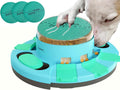 Zenly Paws Nail File Toy, Dog Scratch Pad for Nails, Dog Nail Scratch Board, Scratching Board for Dogs, Scratching Pads Files Scratcher Slow/Puzzle Feeder W/Treat Box Dispenser Trimmer Grinder Filer