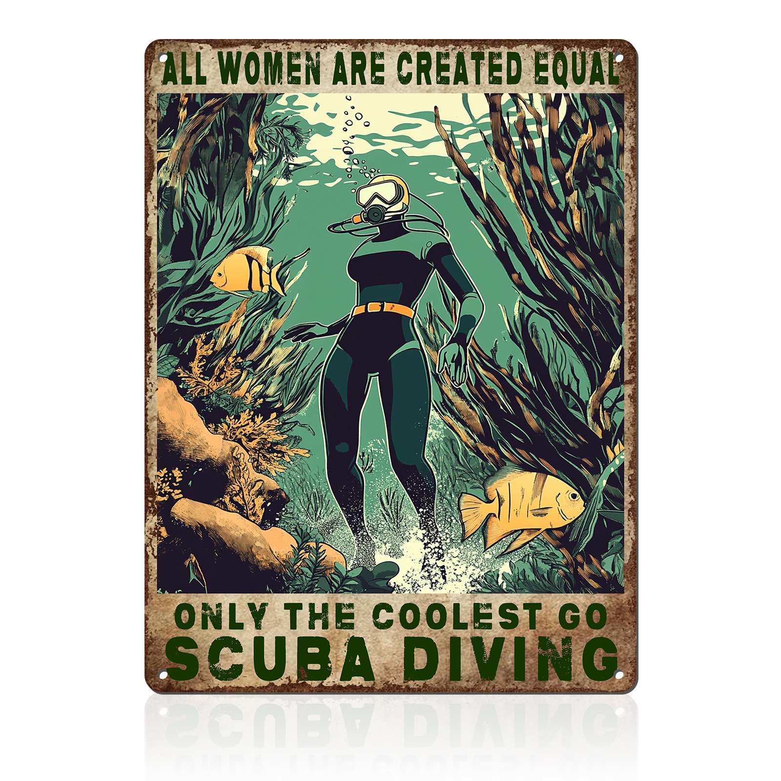 Retro Beach Metal Tin Sign Wall Art Vintage Surf Shack Decor The Beach Is Calling Coastal Home Bar Decor 8x12inch