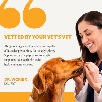 Dog Allergy Relief Immunity Chews - Paw Licking, Itching & Seasonal Allergies - with Colostrum, Probiotics, Turmeric & Salmon Oil - Vet Recommended Anti-Itch Supplement for Dogs (Salmon, 90 Ct)