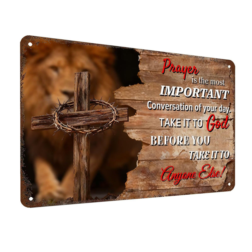 Inspirational Bible Verse Sign God Says You Are Metal Tin Signs Bird Print Christian Gift Quotes Poster for Church Prayer Room Office Decor 8x12 Inch
